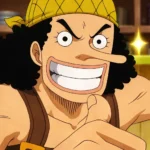 Usopp smiling and giving thumbs up in One Piece