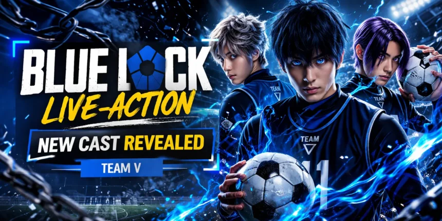 Blue Lock live action Team V cast revealed in new official video