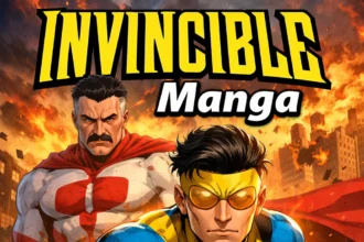 Invincible manga Mark Grayson and Omni-Man intense fight scene
