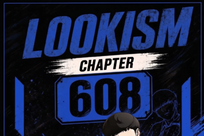 Lookism Chapter 608 featured banner showing the epic showdown