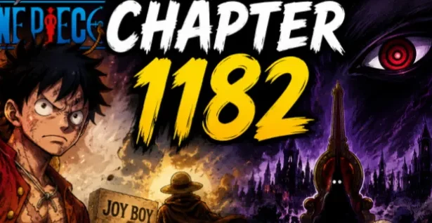 One Piece Chapter 1182 spoilers featuring Luffy, Imu, Joy Boy, and the Gorosei during the final saga